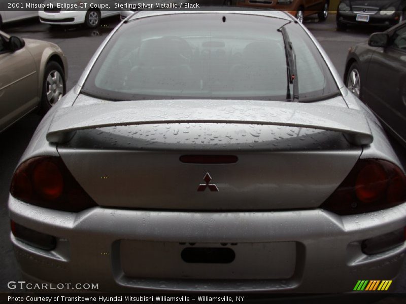 Sterling Silver Metallic / Black 2001 Mitsubishi Eclipse GT Coupe