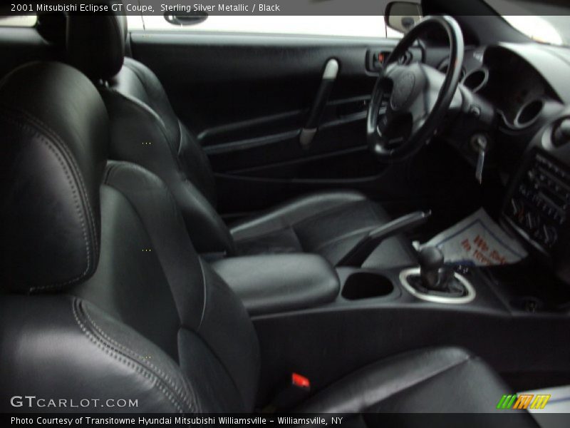 Sterling Silver Metallic / Black 2001 Mitsubishi Eclipse GT Coupe