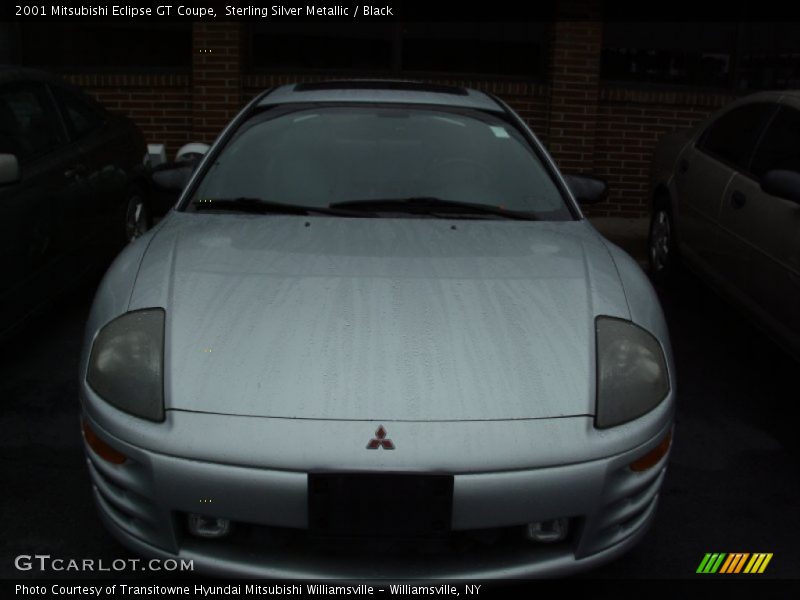 Sterling Silver Metallic / Black 2001 Mitsubishi Eclipse GT Coupe