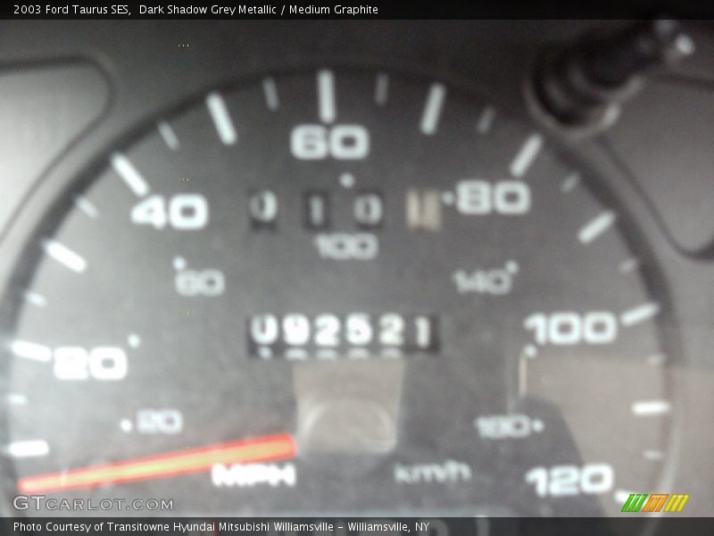 Dark Shadow Grey Metallic / Medium Graphite 2003 Ford Taurus SES
