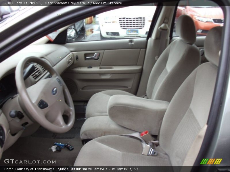 Dark Shadow Grey Metallic / Medium Graphite 2003 Ford Taurus SES