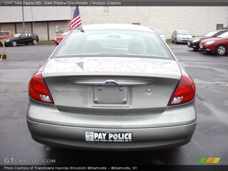 Dark Shadow Grey Metallic / Medium Graphite 2003 Ford Taurus SES