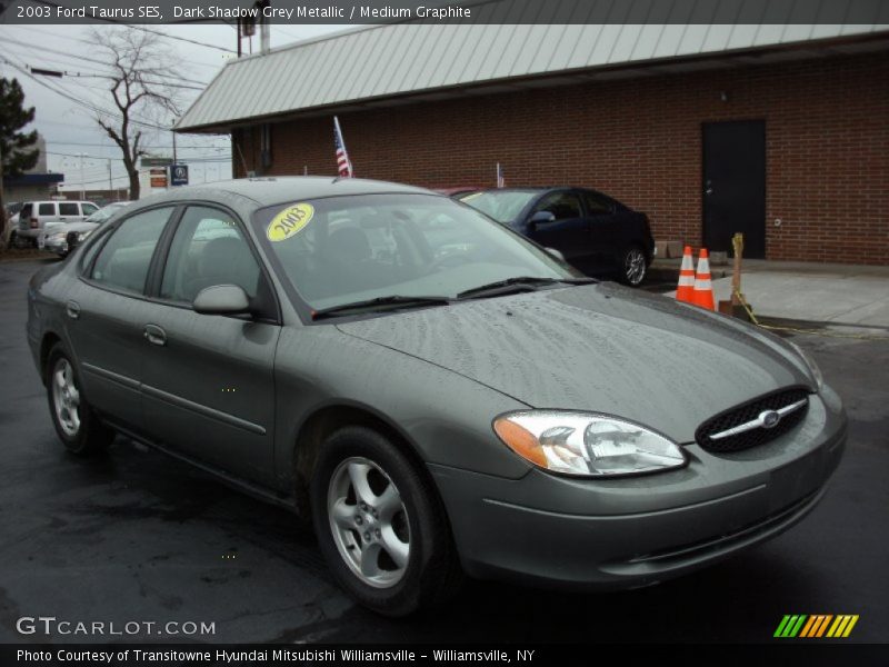 Dark Shadow Grey Metallic / Medium Graphite 2003 Ford Taurus SES