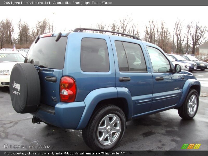Atlantic Blue Pearl / Light Taupe/Taupe 2004 Jeep Liberty Limited 4x4
