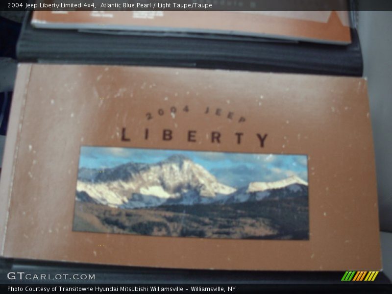 Atlantic Blue Pearl / Light Taupe/Taupe 2004 Jeep Liberty Limited 4x4