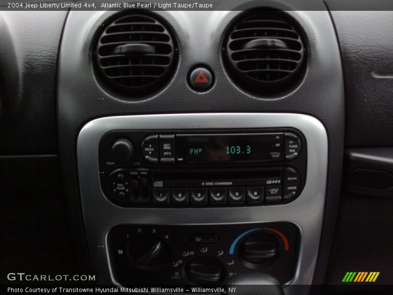 Atlantic Blue Pearl / Light Taupe/Taupe 2004 Jeep Liberty Limited 4x4