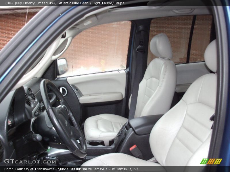Atlantic Blue Pearl / Light Taupe/Taupe 2004 Jeep Liberty Limited 4x4