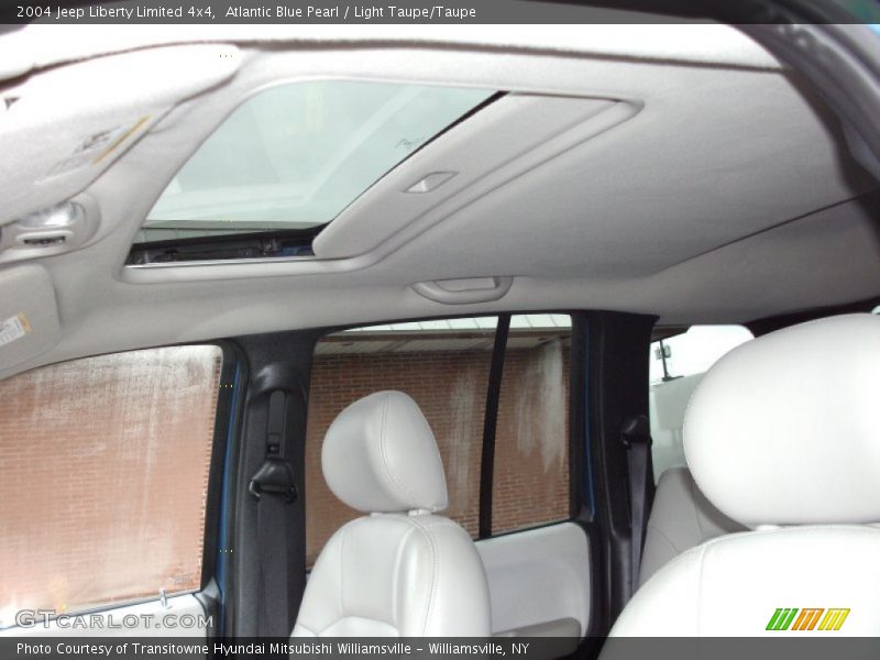 Atlantic Blue Pearl / Light Taupe/Taupe 2004 Jeep Liberty Limited 4x4