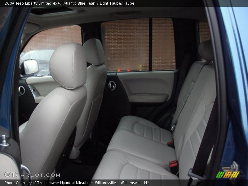 Atlantic Blue Pearl / Light Taupe/Taupe 2004 Jeep Liberty Limited 4x4