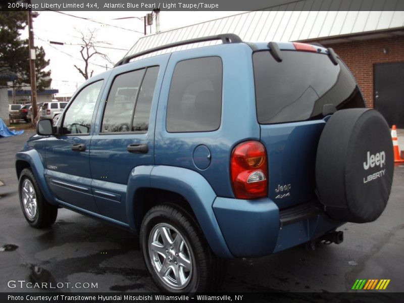 Atlantic Blue Pearl / Light Taupe/Taupe 2004 Jeep Liberty Limited 4x4