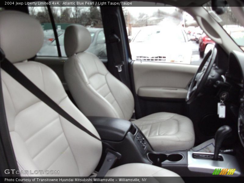 Atlantic Blue Pearl / Light Taupe/Taupe 2004 Jeep Liberty Limited 4x4