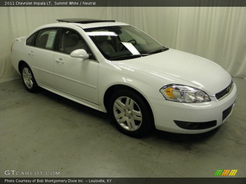 Summit White / Neutral 2011 Chevrolet Impala LT
