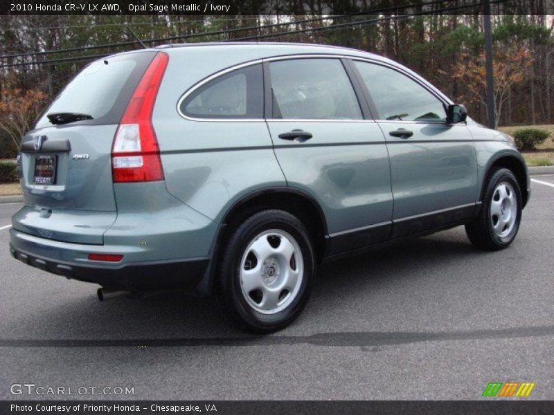 Opal Sage Metallic / Ivory 2010 Honda CR-V LX AWD