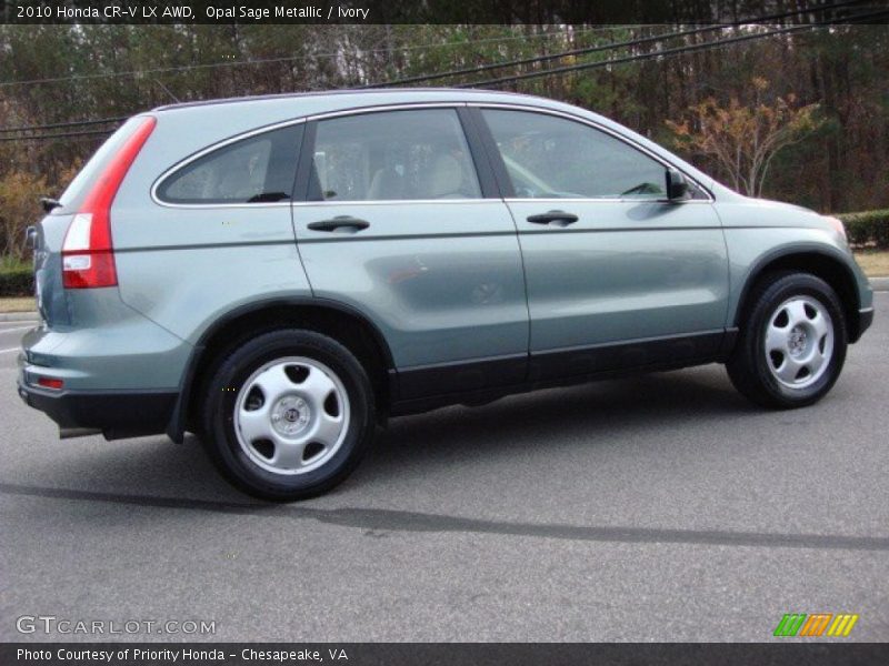 Opal Sage Metallic / Ivory 2010 Honda CR-V LX AWD