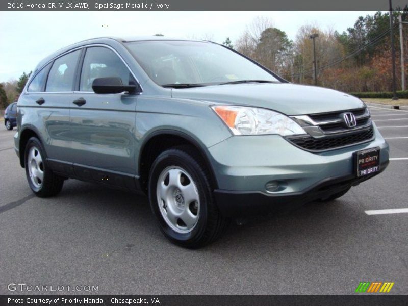 Opal Sage Metallic / Ivory 2010 Honda CR-V LX AWD