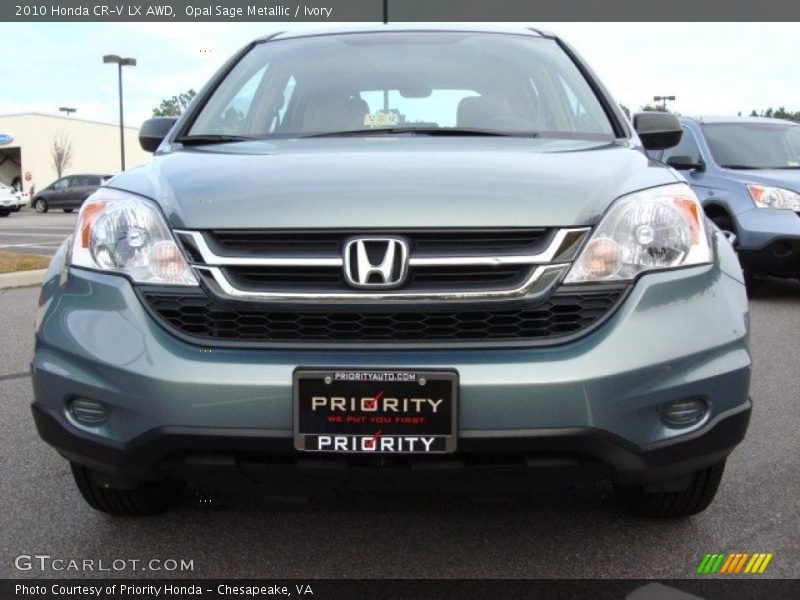 Opal Sage Metallic / Ivory 2010 Honda CR-V LX AWD