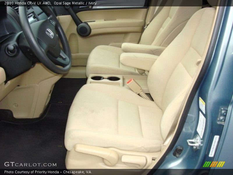 Opal Sage Metallic / Ivory 2010 Honda CR-V LX AWD