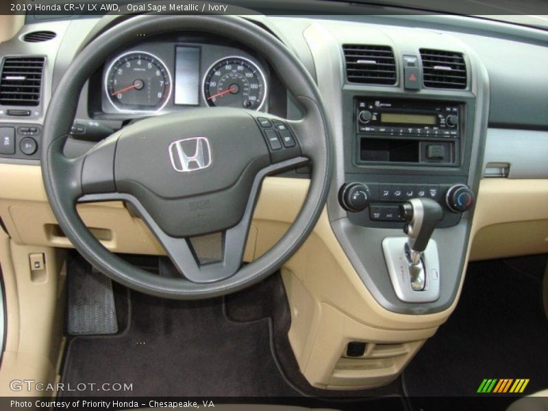 Opal Sage Metallic / Ivory 2010 Honda CR-V LX AWD