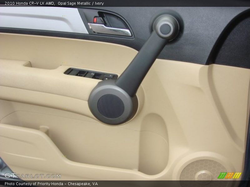 Opal Sage Metallic / Ivory 2010 Honda CR-V LX AWD