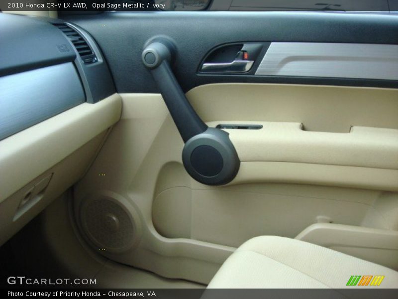 Opal Sage Metallic / Ivory 2010 Honda CR-V LX AWD