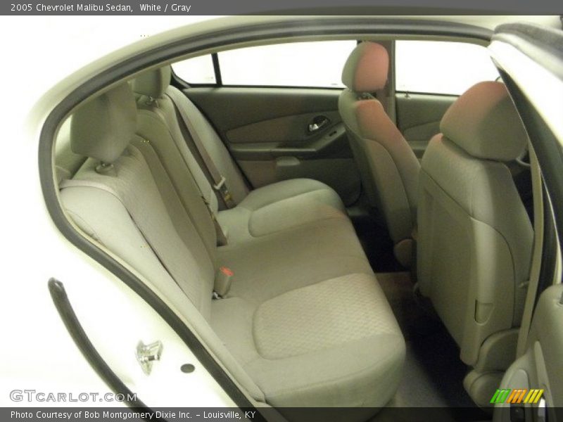 White / Gray 2005 Chevrolet Malibu Sedan