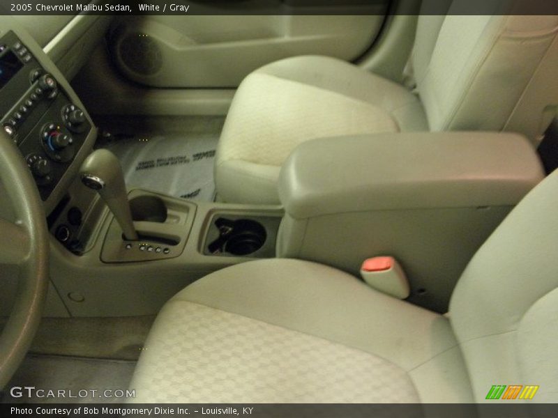 White / Gray 2005 Chevrolet Malibu Sedan
