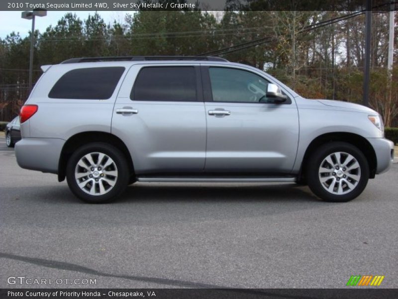  2010 Sequoia Limited 4WD Silver Sky Metallic