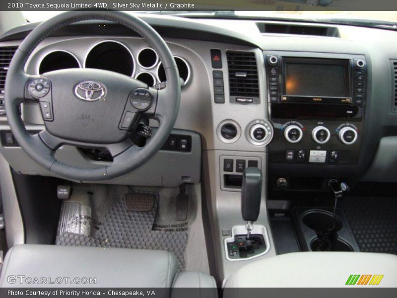 Silver Sky Metallic / Graphite 2010 Toyota Sequoia Limited 4WD