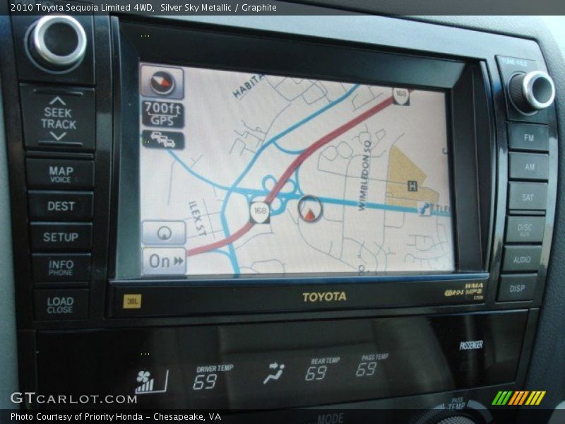 Navigation of 2010 Sequoia Limited 4WD