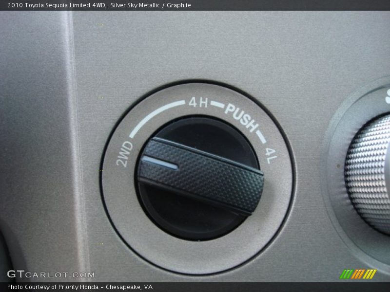 Controls of 2010 Sequoia Limited 4WD