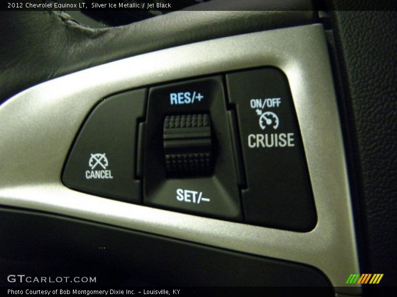 Silver Ice Metallic / Jet Black 2012 Chevrolet Equinox LT