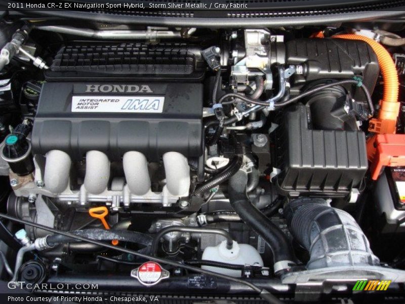  2011 CR-Z EX Navigation Sport Hybrid Engine - 1.5 Liter SOHC 16-Valve i-VTEC 4 Cylinder IMA Gasoline/Electric Hybrid