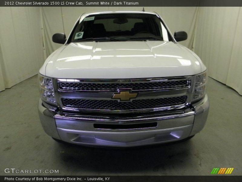 Summit White / Dark Titanium 2012 Chevrolet Silverado 1500 LS Crew Cab