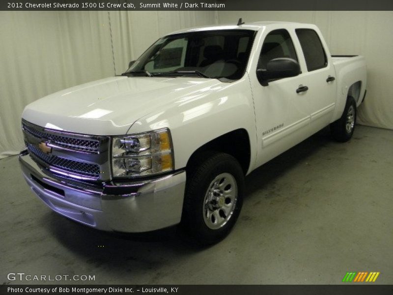 Summit White / Dark Titanium 2012 Chevrolet Silverado 1500 LS Crew Cab