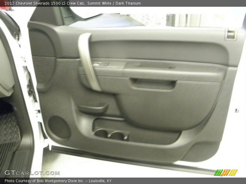 Summit White / Dark Titanium 2012 Chevrolet Silverado 1500 LS Crew Cab
