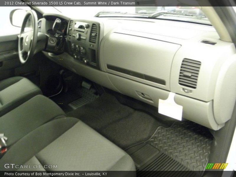 Summit White / Dark Titanium 2012 Chevrolet Silverado 1500 LS Crew Cab