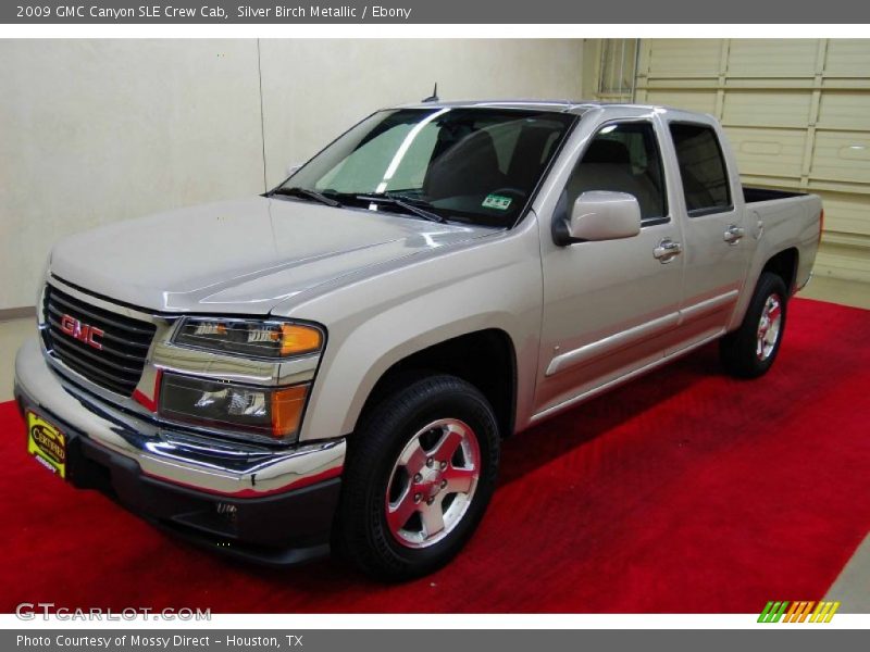 Silver Birch Metallic / Ebony 2009 GMC Canyon SLE Crew Cab