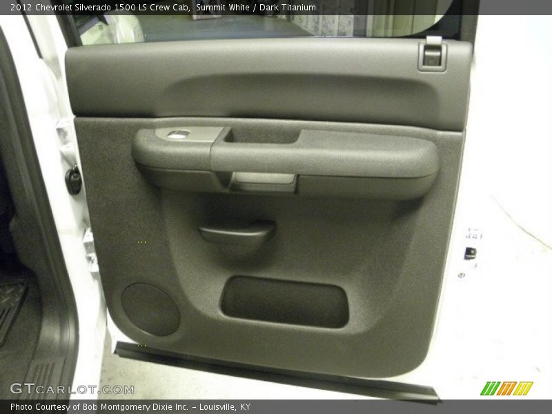 Summit White / Dark Titanium 2012 Chevrolet Silverado 1500 LS Crew Cab