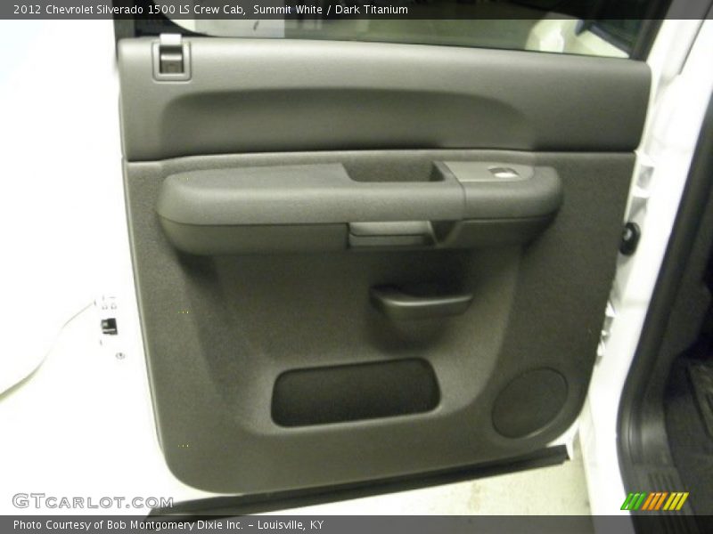 Summit White / Dark Titanium 2012 Chevrolet Silverado 1500 LS Crew Cab