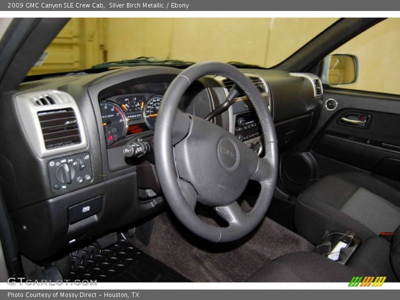Silver Birch Metallic / Ebony 2009 GMC Canyon SLE Crew Cab