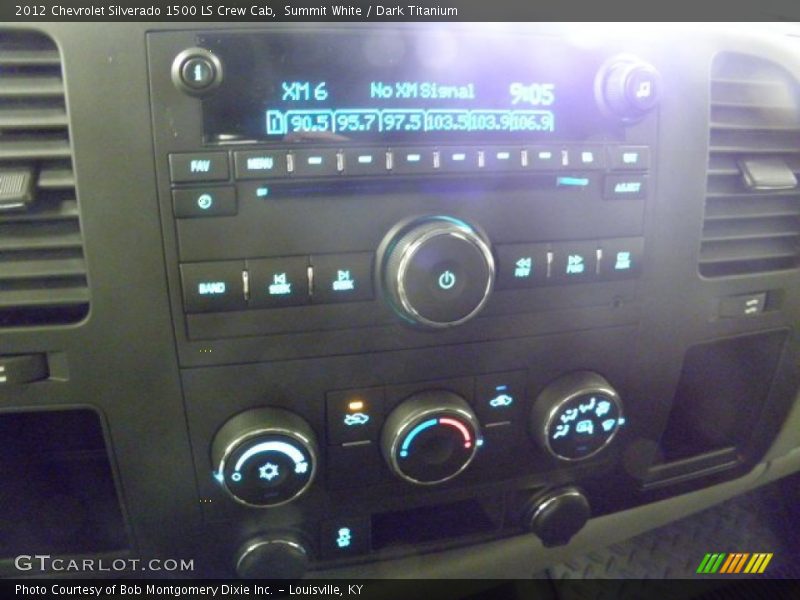 Summit White / Dark Titanium 2012 Chevrolet Silverado 1500 LS Crew Cab