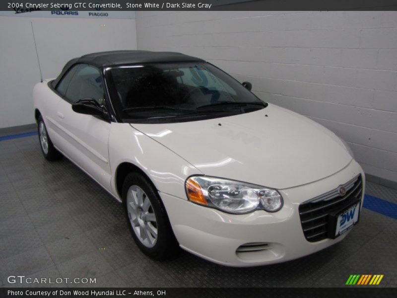 Stone White / Dark Slate Gray 2004 Chrysler Sebring GTC Convertible