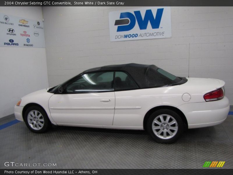 Stone White / Dark Slate Gray 2004 Chrysler Sebring GTC Convertible