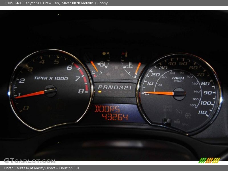 Silver Birch Metallic / Ebony 2009 GMC Canyon SLE Crew Cab