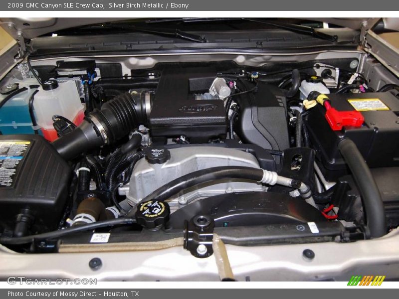 Silver Birch Metallic / Ebony 2009 GMC Canyon SLE Crew Cab