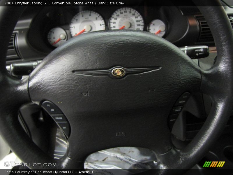 Stone White / Dark Slate Gray 2004 Chrysler Sebring GTC Convertible