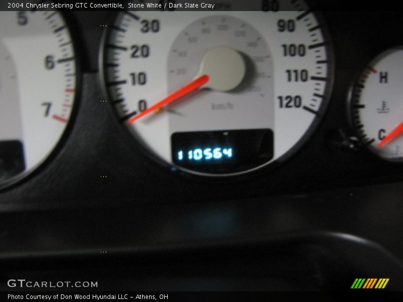 Stone White / Dark Slate Gray 2004 Chrysler Sebring GTC Convertible