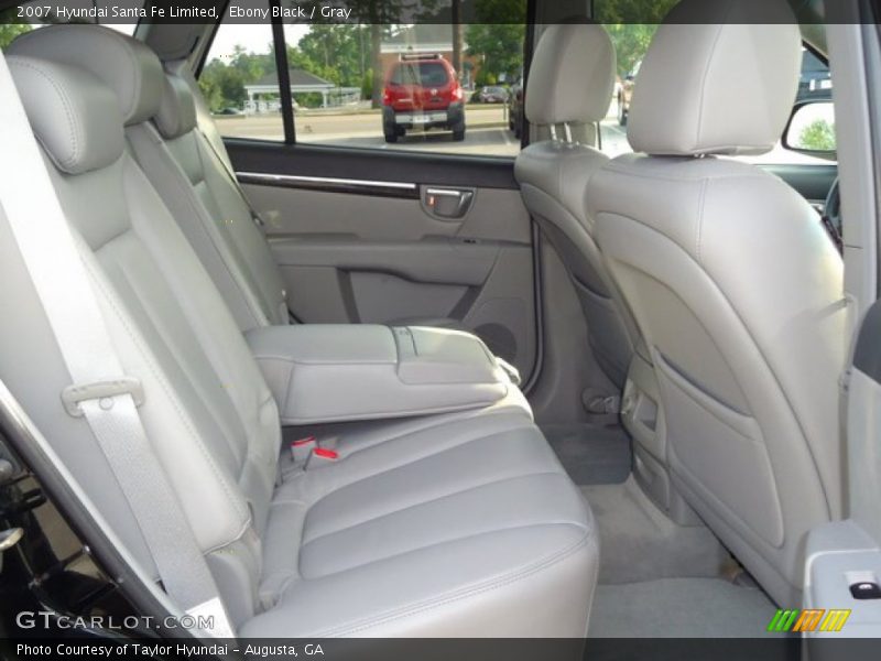 Ebony Black / Gray 2007 Hyundai Santa Fe Limited