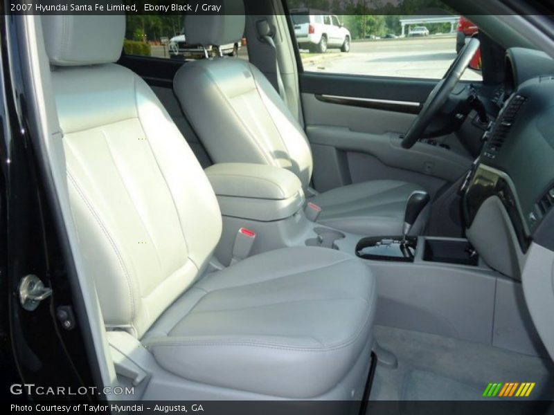 Ebony Black / Gray 2007 Hyundai Santa Fe Limited