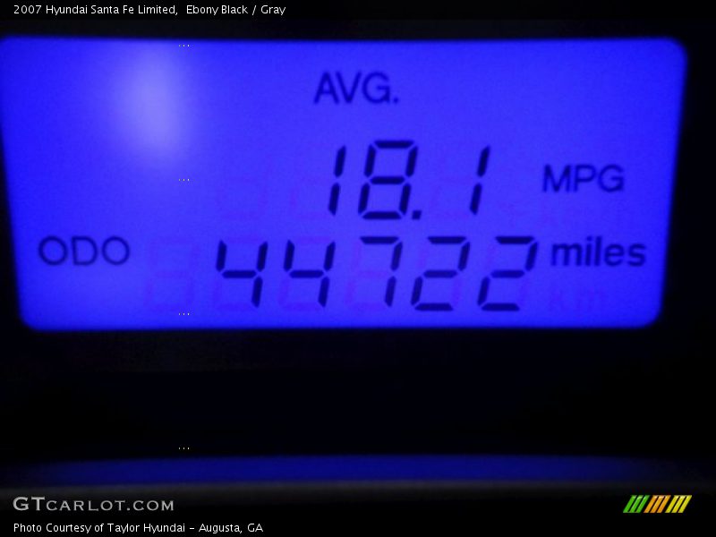 Ebony Black / Gray 2007 Hyundai Santa Fe Limited